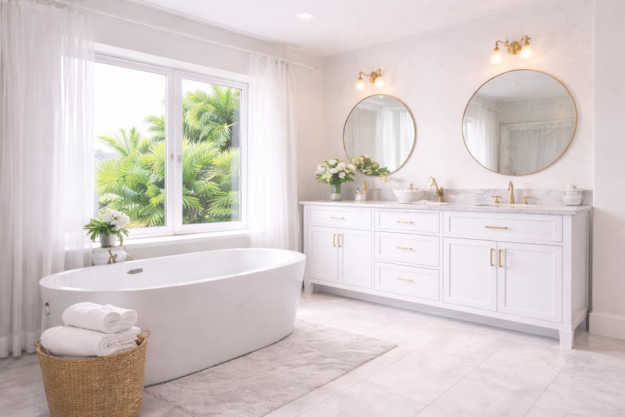 Bathroom cleaning services in Tampa Bay — toilet, tub, shower, sink