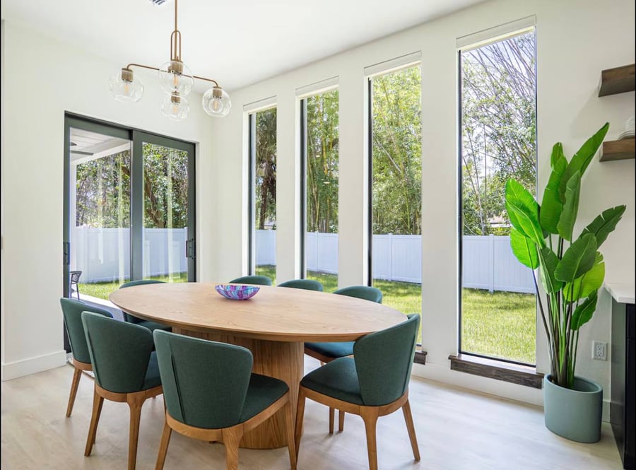 Dining room cleaning services in Tampa Bay — floors, surfaces, light switches